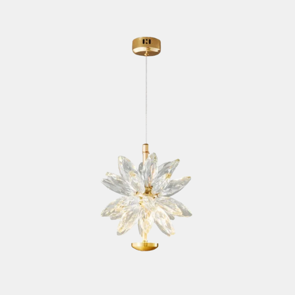 LED Kristallen Hanglamp Goud Moderne Verstelbare Bedside Hanglamp-Hanging Lamp-DeWoonVallei-DeWoonVallei