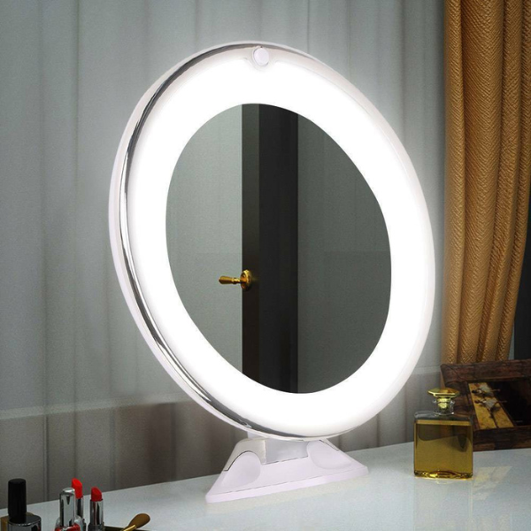 LED Make-up Spiegel 10x Vergroting met 360 Draaibare Verlichting voor Nauwkeurige Details-Mirror-DeWoonVallei-DeWoonVallei