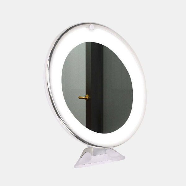 LED Make-up Spiegel 10x Vergroting met 360 Draaibare Verlichting voor Nauwkeurige Details-Mirror-DeWoonVallei-Transparant-DeWoonVallei