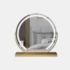 LED Make-up Spiegel Verstelbare Dimbare Verlichting voor Slaapkamer en Kaptafel-Makeup Mirrors-DeWoonVallei-Goud-30 cm-DeWoonVallei