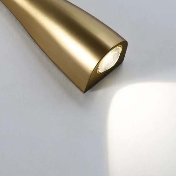 LED Slim Gouden Wandlamp Modern Up & Down Licht Warm Wit-Wall Light-DeWoonVallei-DeWoonVallei