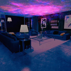 LED Sterrenprojector 21 Kleuren Nachtlampje met Muziek Sync voor Ontspanning-Night Light-DeWoonVallei-DeWoonVallei