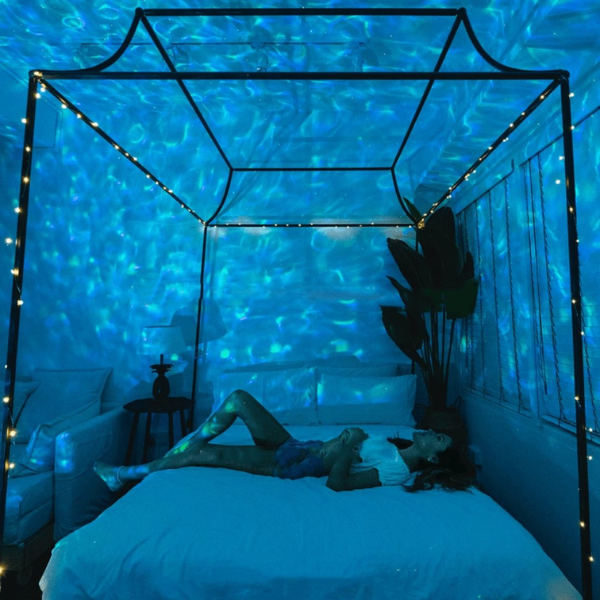 LED Sterrenprojector 21 Kleuren Nachtlampje met Muziek Sync voor Ontspanning-Night Light-DeWoonVallei-DeWoonVallei