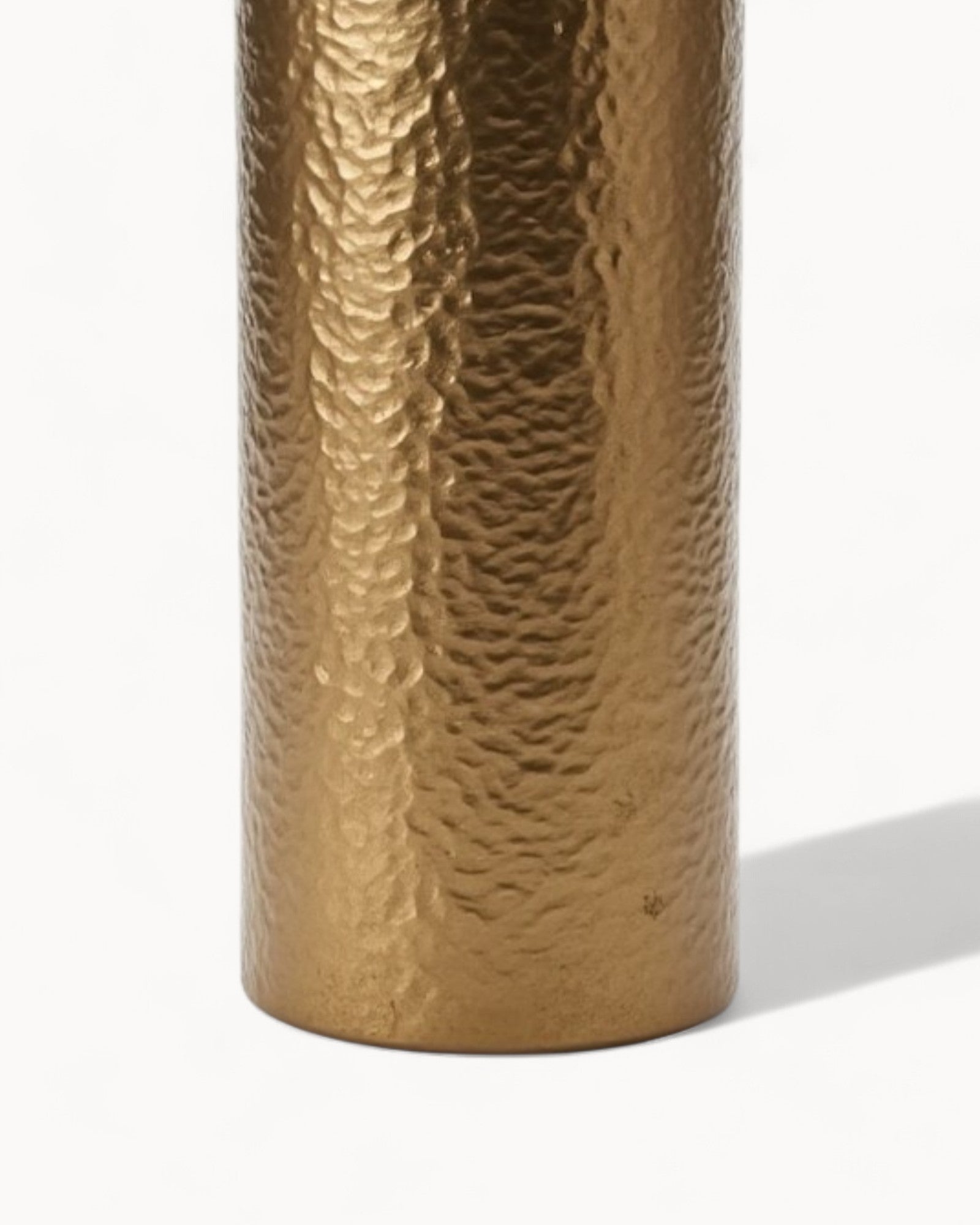 Lantaarn Aluminium Goud – Elegant Windlicht 111 cm voor Binnen & Buiten-Lantern-DeWoonVallei