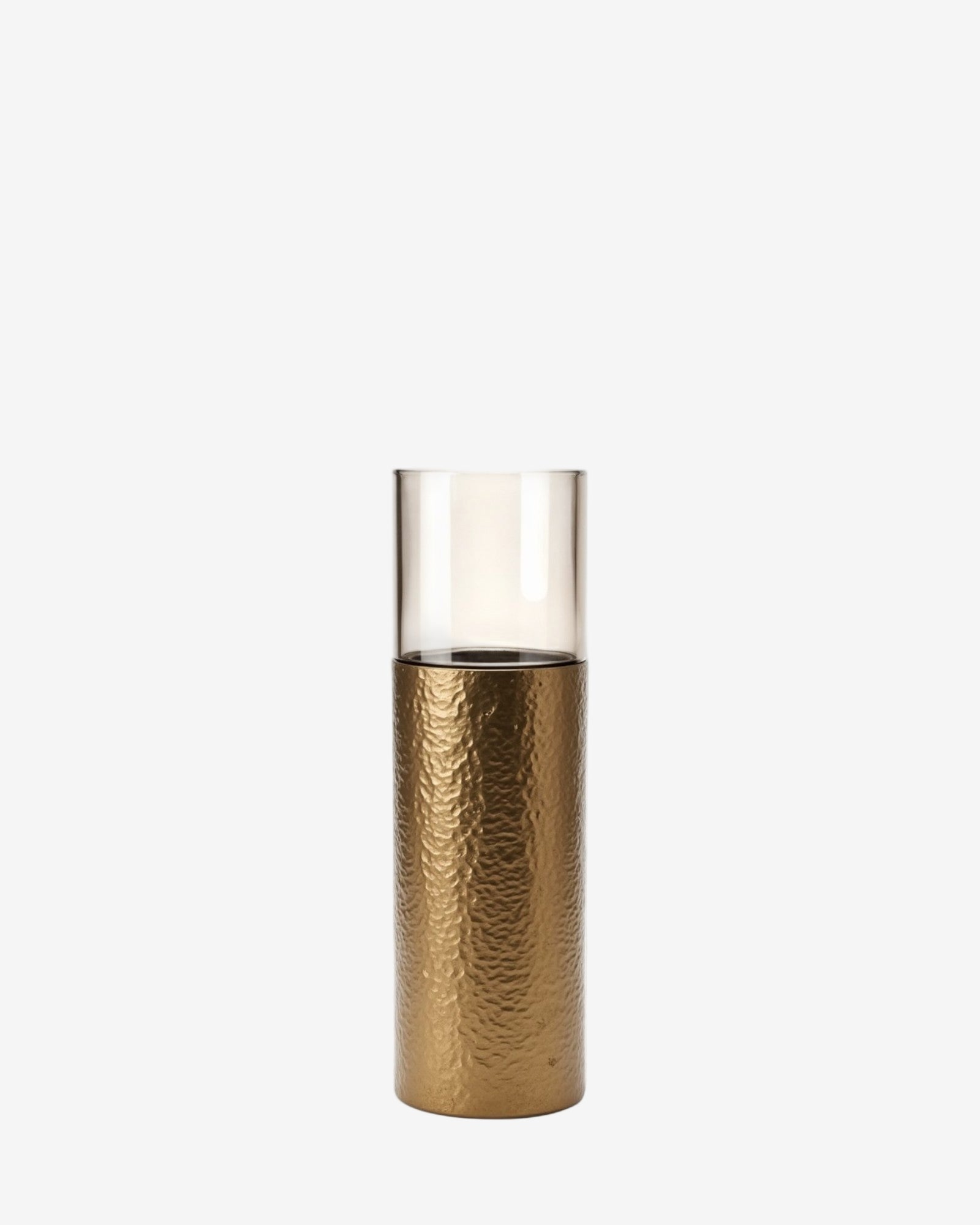 Lantaarn Aluminium Goud – Elegant Windlicht 111 cm voor Binnen & Buiten-Lantern-DeWoonVallei