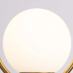 Licht Moderne LED Gouden Frosted Bol Hanglamp Plafondlamp voor Warme Sfeerverlichting in de Eetkamer-Hanging Lamp-DeWoonVallei-DeWoonVallei