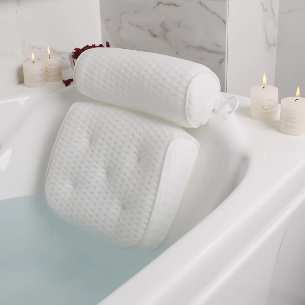 Luxe Badkussen Ergonomisch Comfort Anti-Slip Ontwerp voor Pijnvrije Ontspanning-Bath Accessories-DeWoonVallei-DeWoonVallei