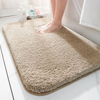 Luxe Comfort Badmat Ultradikke Zachte Mat met Antislip Ontwerp-Bathroom-DeWoonVallei-Beige-Klein - 40 x 60 cm-DeWoonVallei