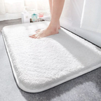 Luxe Comfort Badmat Ultradikke Zachte Mat met Antislip Ontwerp-Bathroom-DeWoonVallei-Wit-Klein - 40 x 60 cm-DeWoonVallei