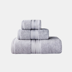 Luxe Egyptisch Katoenen Handdoekenset Zachte Comfort en Ultra-Absorberende Collectie-Towel Set-DeWoonVallei-Lichtgrijs-DeWoonVallei