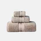 Luxe Egyptisch Katoenen Handdoekenset Zachte Comfort en Ultra-Absorberende Collectie-Towel Set-DeWoonVallei-Toscaanse Tan-DeWoonVallei