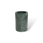 Luxe Emerald Groen Marmeren Badkamer Accessoires Set Modern Stijl Elegante Functionaliteit-Bathroom Accessories-DeWoonVallei-Tandenborstelhouder (rond)-DeWoonVallei
