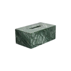 Luxe Emerald Groen Marmeren Badkamer Accessoires Set Modern Stijl Elegante Functionaliteit-Bathroom Accessories-DeWoonVallei-Tissuesdoos (lang)-DeWoonVallei
