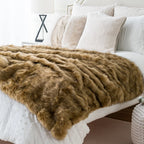 Luxe Faux Vossenbont Deken – Zachte Warmte, Elegant Design & Dierenvriendelijke Weelde-Blankets-DeWoonVallei-DeWoonVallei