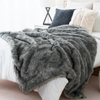 Luxe Faux Vossenbont Deken – Zachte Warmte, Elegant Design & Dierenvriendelijke Weelde-Blankets-DeWoonVallei-DeWoonVallei
