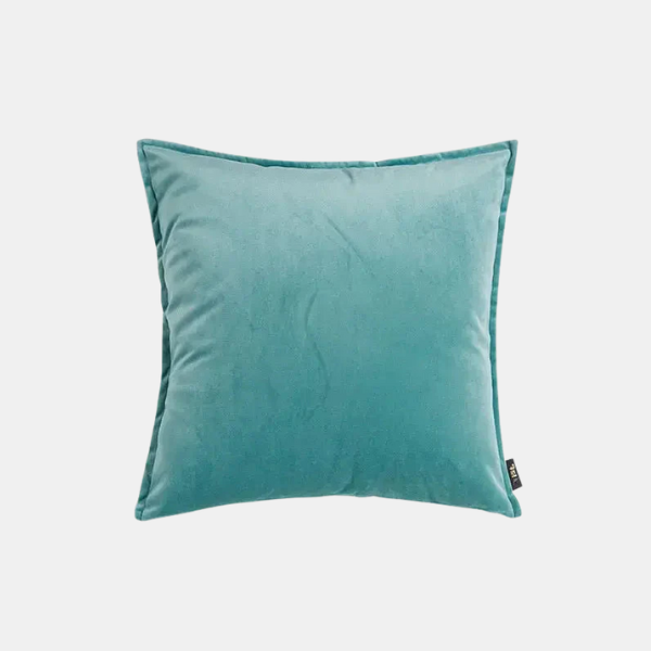 Luxe Fluwelen Kussensloop met Zachte Flanellen Rand voor Comfort-Cushion Cover-DeWoonVallei-30 x 50 cm-Meergrijs-DeWoonVallei