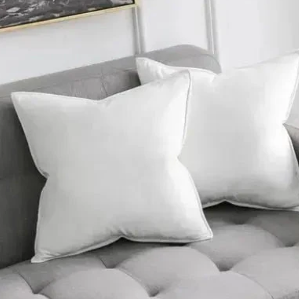 Luxe Fluwelen Kussensloop met Zachte Flanellen Rand voor Comfort-Cushion Cover-DeWoonVallei-30 x 50 cm-Wit-DeWoonVallei