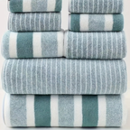Luxe Handdoekset van Koraal Fleece voor Zacht en Comfortabel Gebruik-Towel Set-DeWoonVallei-Groen-DeWoonVallei