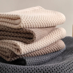 Luxe Honingraat Handdoeken Ultra-Absorberend Zacht Katoen-Towel Set-DeWoonVallei-DeWoonVallei