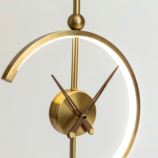 Luxe LED Kloklamp met Draadloos Opladen en Verstelbare Helderheid-Desk Clock-DeWoonVallei-DeWoonVallei