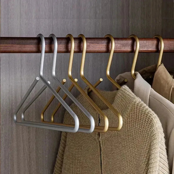 Luxe Matte Metalen Kledinghangers Set Elegante Goud & Zilver-Hangers in clothing-DeWoonVallei-DeWoonVallei