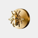 Luxe Messing Wandhaken – Dier- en Bloemdesign met Gouden Afwerking-Coat Rack-DeWoonVallei-DeWoonVallei