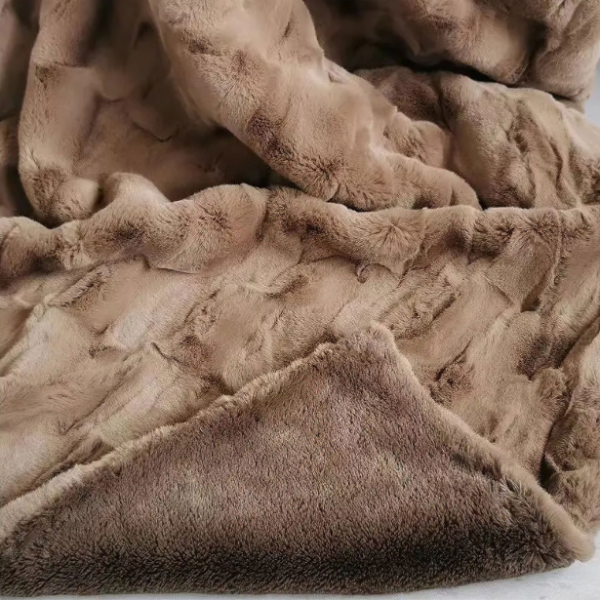 Luxe Nepbont Deken Zachte Knusse Plaid voor Ultiem Comfort-Blanket-DeWoonVallei-DeWoonVallei