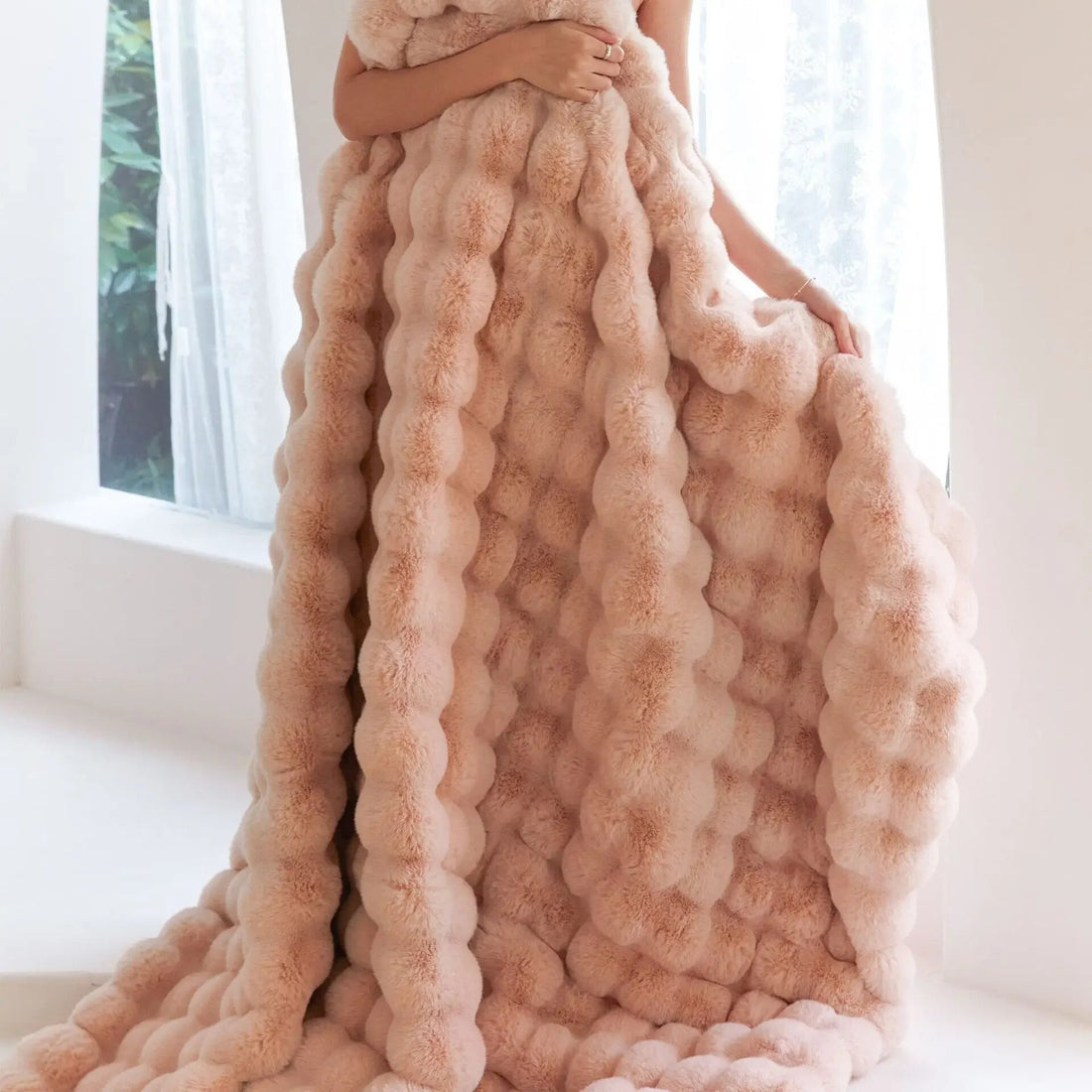 Luxe Pluche Wasbare Deken – Warm, Ademend & Hypoallergeen Comfort-Home Decor-DeWoonVallei-Licht Roze-100x160 cm-DeWoonVallei