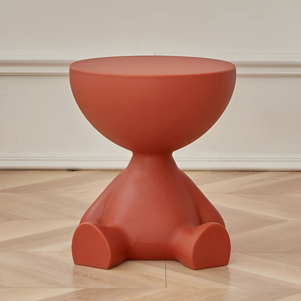 Luxe Ronde Salontafel – Tijdloos Design & Functionele Elegant-DeWoonVallei-Rood-DeWoonVallei