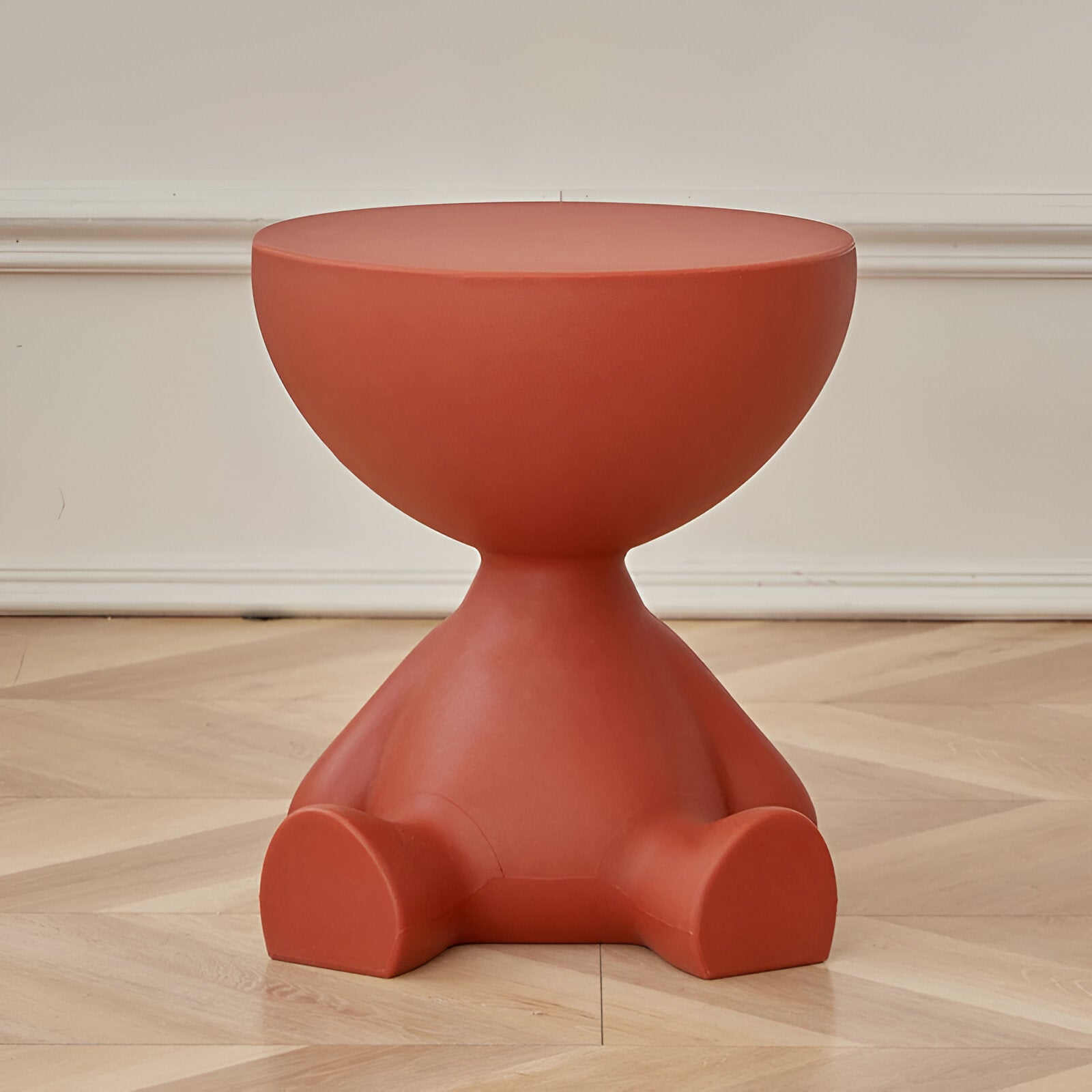 Luxe Ronde Salontafel – Tijdloos Design & Functionele Elegant-DeWoonVallei-Rood-DeWoonVallei