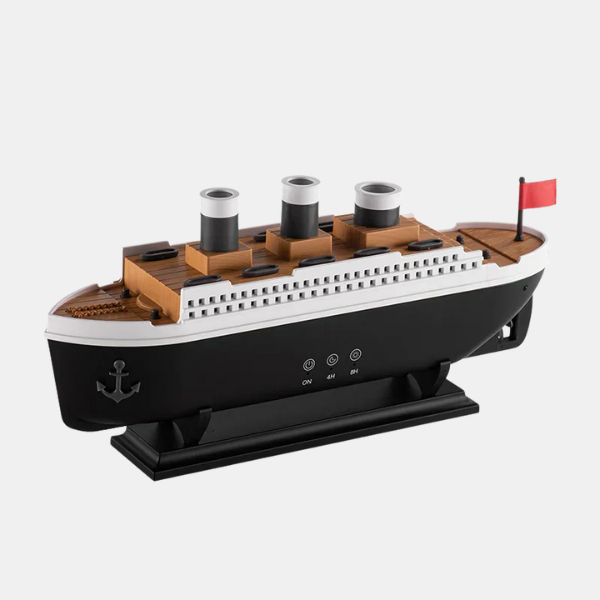 Luxe Scheeps Luchtbevochtiger Elektrisch Aromatherapie Ocean Liner Design voor Kalme en Gehydrateerde Ruimtes-Humidifiers-DeWoonVallei-DeWoonVallei