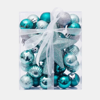 Luxe Set van 30 Kerstballen – Duurzame Onbreekbare Ornamenten met Glanzende, Matte en Glitterafwerking voor een Stralende Kerstboom-DeWoonVallei-Tiffany-DeWoonVallei