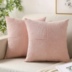 Luxe Sierkussen – Zachte Pluche Comfort & Tijdloze Stijl voor Woonkamer of Slaapkamer-DeWoonVallei-Roze-DeWoonVallei