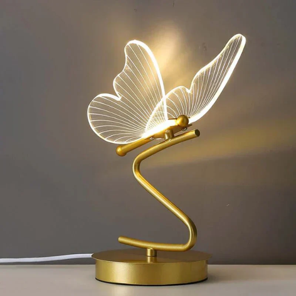 Luxe Vlinder LED Tafellamp Modern Minimalistisch Sfeervol Licht-Table Lamp-DeWoonVallei-DeWoonVallei