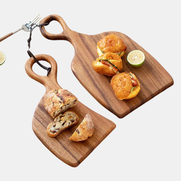 Luxe Walnoothouten Snijplank Dubbelzijdig Ontwerp voor Keuken en Serveren-Cutting Boards-DeWoonVallei-DeWoonVallei