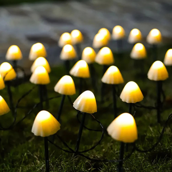 Magische Zonne Paddenstoelen Tuinlampen Speelse Buitenverlichting-Lighting-DeWoonVallei-DeWoonVallei