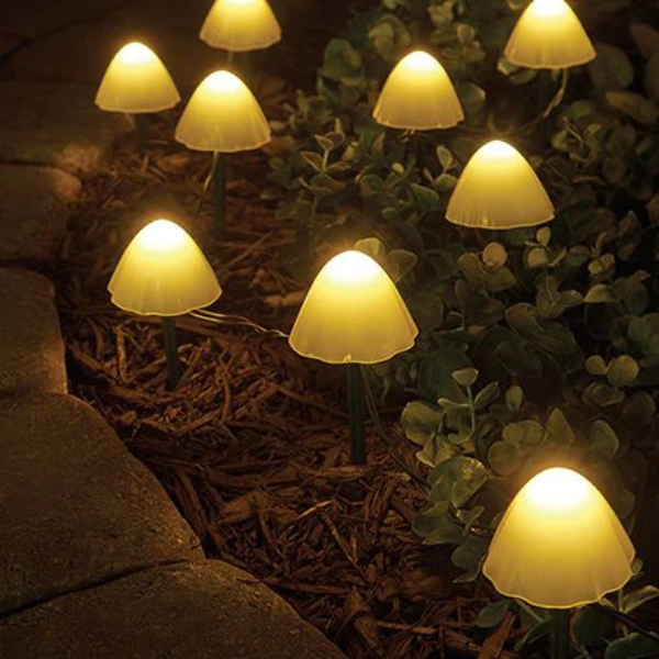 Magische Zonne Paddenstoelen Tuinlampen Speelse Buitenverlichting-Lighting-DeWoonVallei-DeWoonVallei