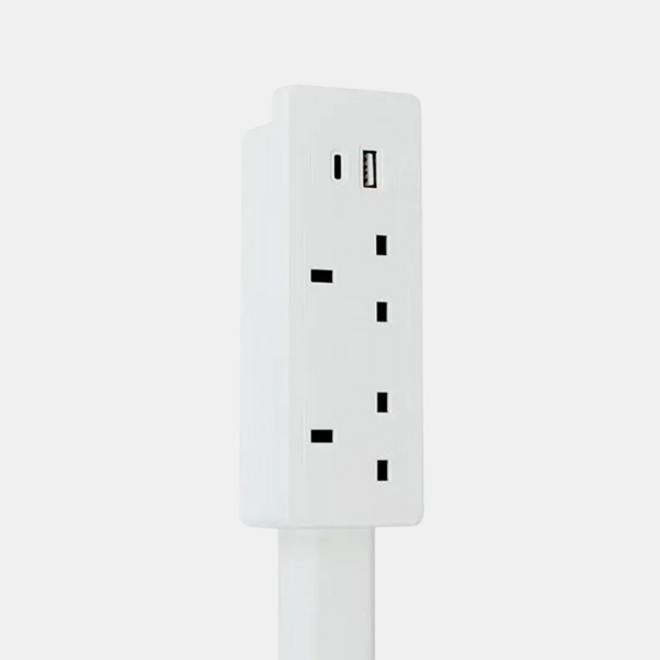 Magnetische Stekkerdoos met 4 Stopcontacten en 2 USB-poorten voor Gemakkelijk Opladen-electric-DeWoonVallei-DeWoonVallei