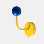 Magnetische Wandhaak Balstijl Voor Stijlvolle Opgeruimde Ruimtes-Hooks-DeWoonVallei-Geel-DeWoonVallei