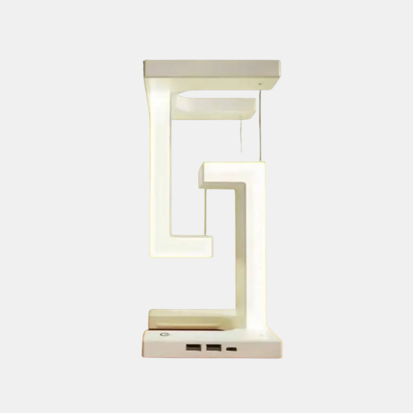 Magnetische Zwevende Tafellamp met Draadloos Opladen Futuristisch Zwevend Licht voor Elegante Ruimtes-Table Lamps-DeWoonVallei-Met Draadloze Oplader-DeWoonVallei
