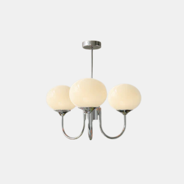 Marshmallow Hanglamp Zacht Roze Glas Elegante Woonverlichting-Hanging Lamp-DeWoonVallei-DeWoonVallei