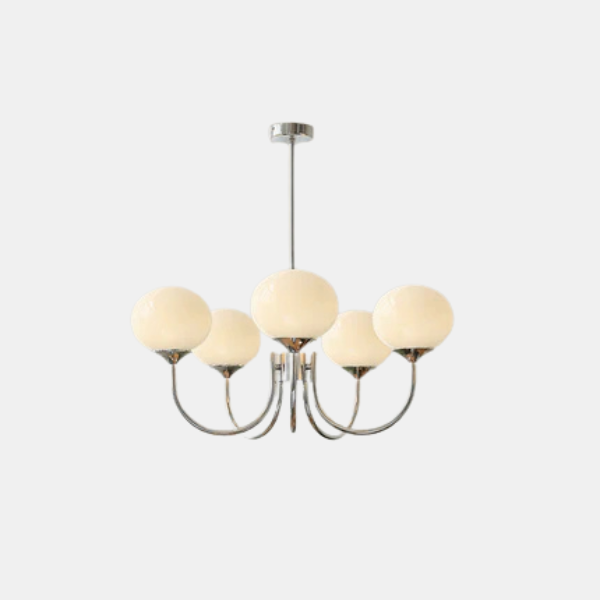 Marshmallow Hanglamp Zacht Roze Glas Elegante Woonverlichting-Hanging Lamp-DeWoonVallei-DeWoonVallei