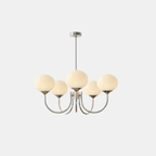 Marshmallow Hanglamp Zacht Roze Glas Elegante Woonverlichting-Hanging Lamp-DeWoonVallei-DeWoonVallei