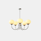 Marshmallow Hanglamp Zacht Roze Glas Elegante Woonverlichting-Hanging Lamp-DeWoonVallei-DeWoonVallei