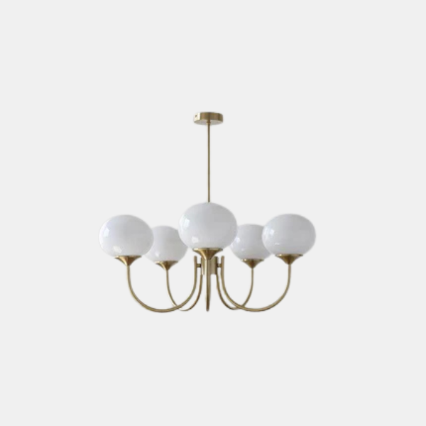 Marshmallow Hanglamp Zacht Roze Glas Elegante Woonverlichting-Hanging Lamp-DeWoonVallei-DeWoonVallei