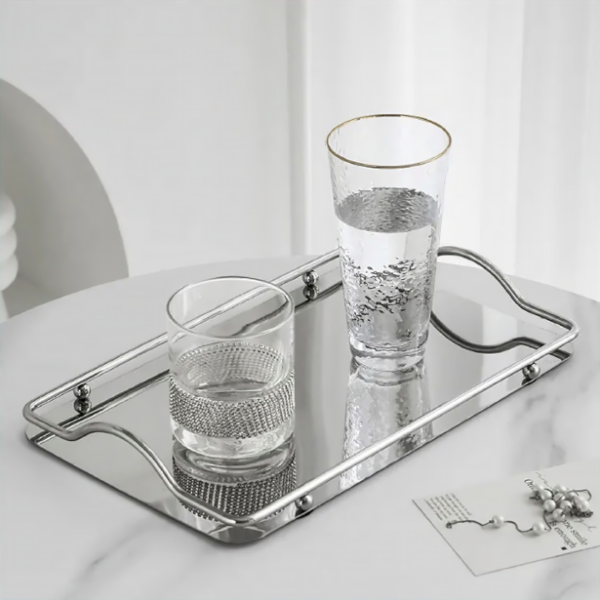 Metalen Home Tray Elegant Modern Ontwerp voor Stijlvolle Organisatie-Decorative Trays-DeWoonVallei-DeWoonVallei