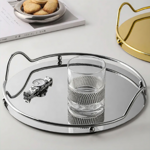Metalen Home Tray Elegant Modern Ontwerp voor Stijlvolle Organisatie-Decorative Trays-DeWoonVallei-DeWoonVallei