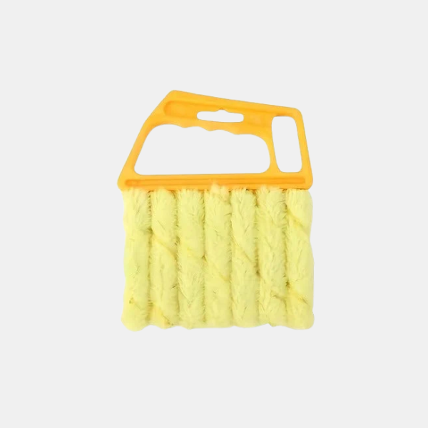 Microvezel Jaloezieënborstel voor Snel Makkelijk Stofvrij Reinigen-Cleaning Materials-DeWoonVallei-Oranje-DeWoonVallei