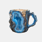 Mineralen Kristallen Koffiemok Elegant Agaat Design & Duurzame Stijl-Mugs-DeWoonVallei-Agaat-DeWoonVallei