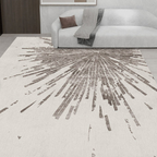 Minimalistisch Multi-Kleur Gestreept Vloerkleed Huisdiervriendelijk Gemakkelijk te Onderhouden-Bath Mats & Rugs-DeWoonVallei-Grijs-80x120 cm-DeWoonVallei